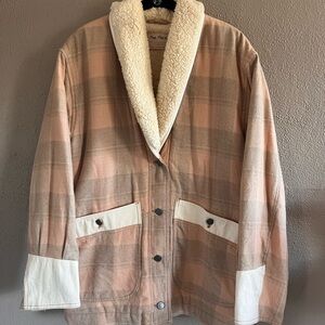 Free People Sherpa lined jacket